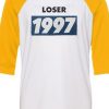 Looser Youth 1997 White Yellow Raglan T shirts