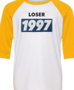 Looser Youth 1997 White Yellow Raglan T shirts