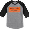 Social Distancing We Will Survive Grey Black Raglan T shirts