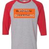 Social Distancing We Will Survive Grey Red Raglan T shirts