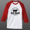 The West Wasn’t Won On Salads Eat Beef Blue White Red Raglan T shirts