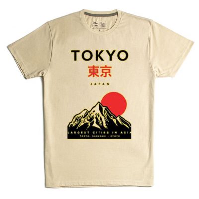 Tokyo Japan Mountain Fuji Blue Sky T shirts