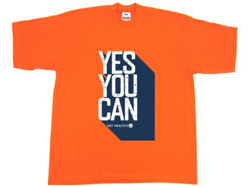 Yes You Can Orange T shirts