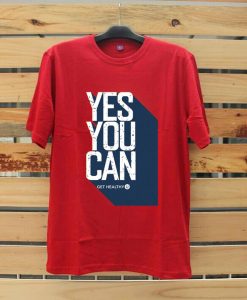 Yes You Can Red T shirts