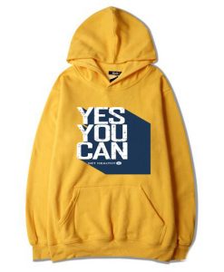 Yes You Can Yellow Hoodie