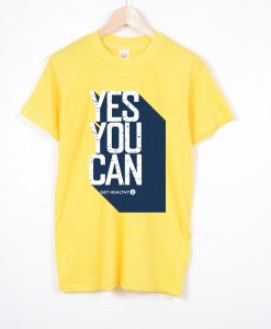 Yes You Can Yellow T shirts