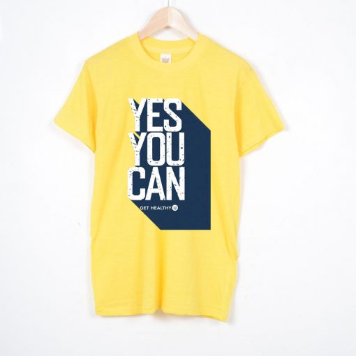 Yes You Can Yellow T shirts