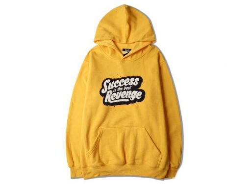 Success is The Best Revenge Yellow Hoodie