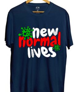 The New Normal Lives Blue NavyT shirts