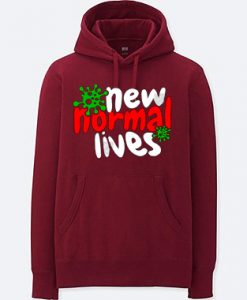 The New Normal Lives Maroon Hoodie