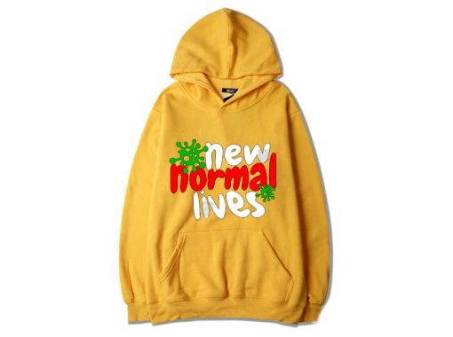 The New Normal Lives Yellow Hoodie