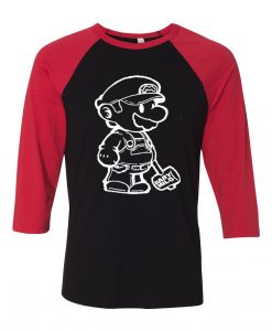 Baby Milo Black Red Raglan T shirts