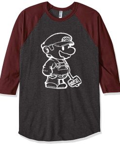 Baby Milo Grey Brown Raglan T shirts