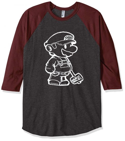 Baby Milo Grey Brown Raglan T shirts