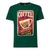 Coffee Shop Hot Coffee Green T shirts