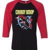 Cowboy Bebop Black Red Raglan T shirts