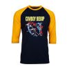 Cowboy Bebop Black Yellow Raglan T shirts