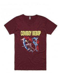 Cowboy Bebop Maroon T shirts