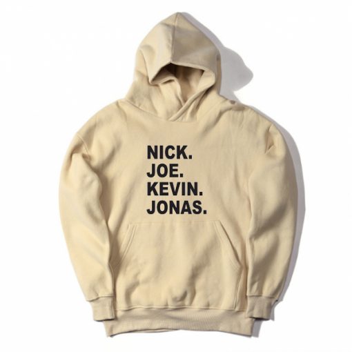 JOBROS Nick Joe Kevin Cream Hoodie