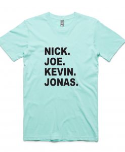 JOBROS Nick Joe Kevin Green Mint T shirts