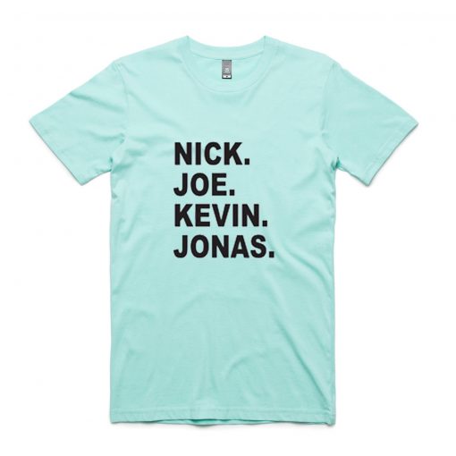 JOBROS Nick Joe Kevin Green Mint T shirts