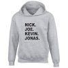 JOBROS Nick Joe Kevin Grey Hoodie