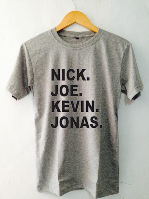 JOBROS Nick Joe Kevin Grey T shirts