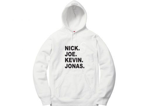 JOBROS Nick Joe Kevin White Hoodie