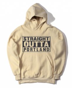 Straight OUTTA Portland Cream Hoodie