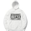 Straight OUTTA Portland White Hoodie