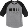 Tone Grey Black Raglan T shirts