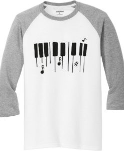 Tone White Grey Raglan T shirts