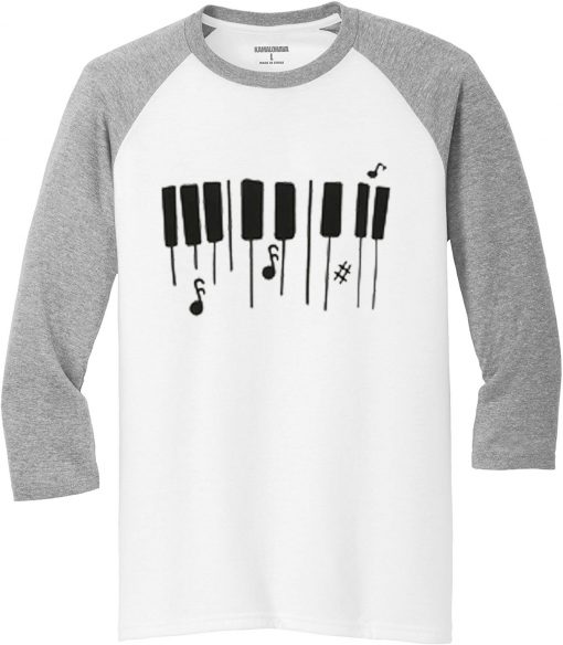 Tone White Grey Raglan T shirts