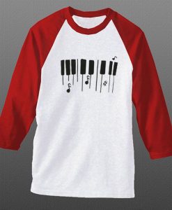 Tone White Red Raglan T shirts