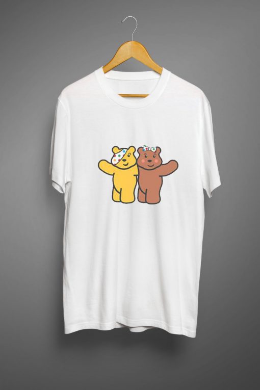 Blush & Pudsey Bear Children In Need T shirt