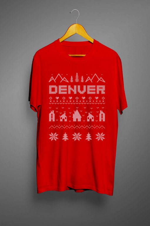 Denver Colorado Ugly Christmas T-shirt