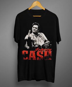 Johnny Cash Middle Finger T shirt