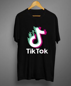 Tik Tok Flame Art Tshirt