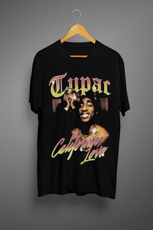 Tupac illustration T shirt