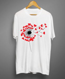 Valentine Dandelion Woman's T Shirt