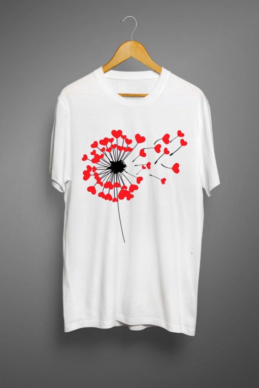 Valentine Dandelion Woman's T Shirt