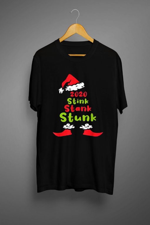 2020 Stink Stank Stunk Funny Christmas T-Shirt