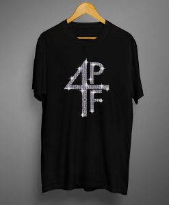 4PF Rhine Stone Logo Black T-Shirt