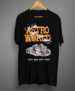 Astro world Tour Leg 2 Houston Concert Exclusive 'Don't Mess With Texas T shirt