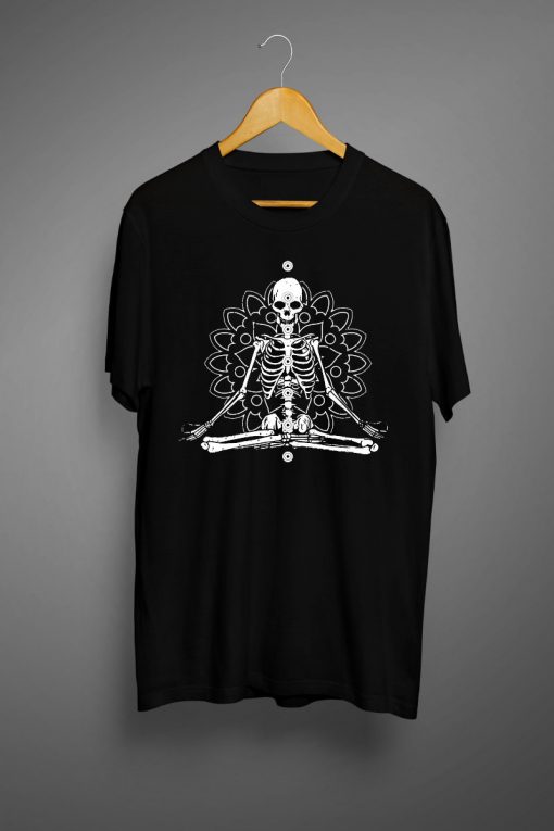 Skeleton Meditation T shirt