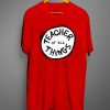 Dr. Seuss Teacher of all Things Emblem RED T-shirt