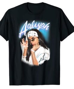 Aaliyah Airbrush Bandana T shirts