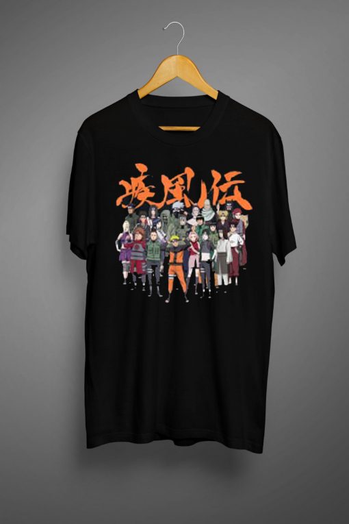 Naruto Shippuden Cast Group T-Shirt