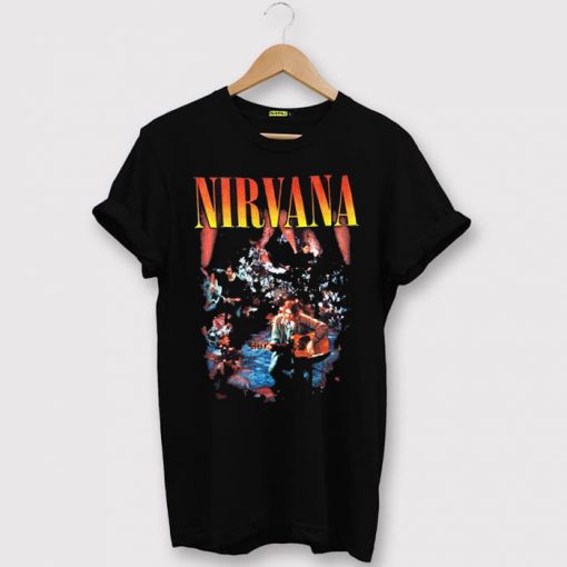 Nirvana Live Unplugged Photo Girls T-Shirt