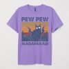 Pew Pew Cat Graphic Printed T shirts